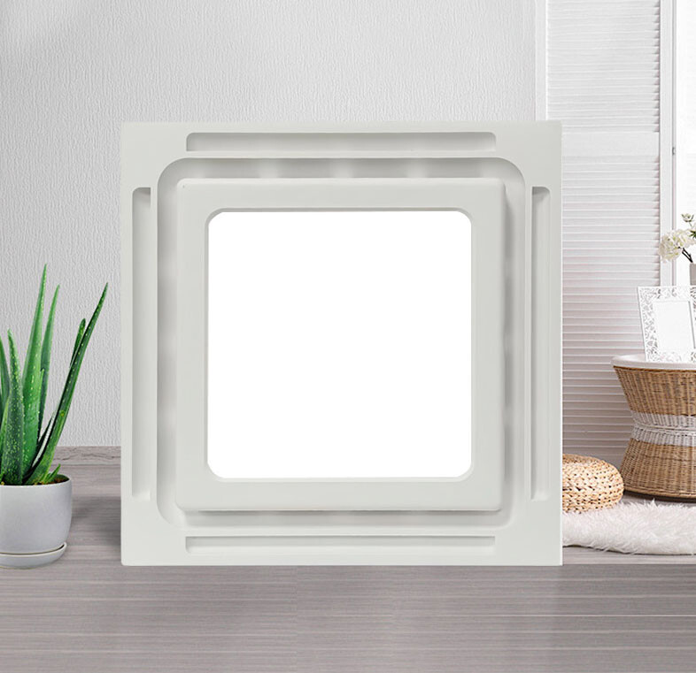 Bathroom Exhaust Fan With LED Light – 110 CFM, 1.0 Sones, 3CCT Adjustable (3000K/4000K/6500K), Ceiling Mount