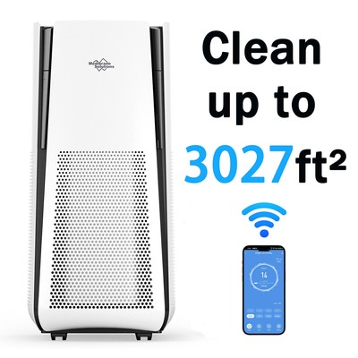 H13 HEPA WiFi Air Purifier for Large Room Air Cleaner for Allergies Smog 3027ft²