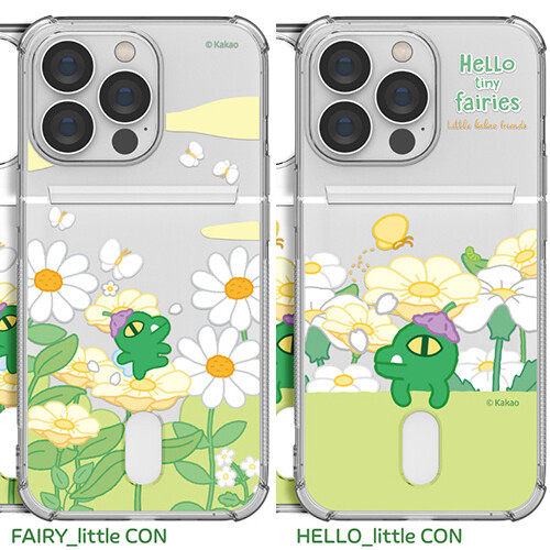 Kakao Friends Little Tiny Fairies Clear Card Case for iPhone 14 Plus Pro Pro Max - Picture 6 of 22
