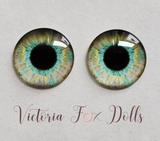 Blythe Doll Eyechips Realistic Glass Eye Chips 14mm Custom Furby Ooak Blythe Bjd