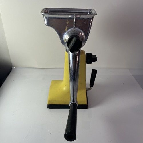 Rival Grind-O-Mat Model 303 Grinder Meat Food Chopper Suction Yellow - Picture 4 of 7