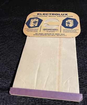 Electrolux Moth Protection Advertising New York 17 One Vacuum Bag Vintage