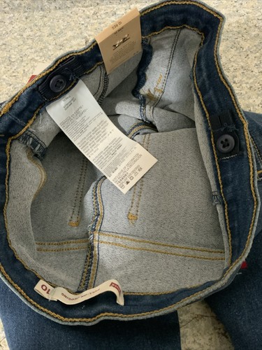 🏯 Levi's Flex Stretch Pull-On Jeggings Pants Girls Size 10 Blue Denim🆕 - Picture 4 of 4