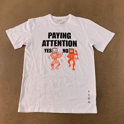 The Children's Place Youth Size XXL (16) Paying Attention Graphic T-Shirt NWT