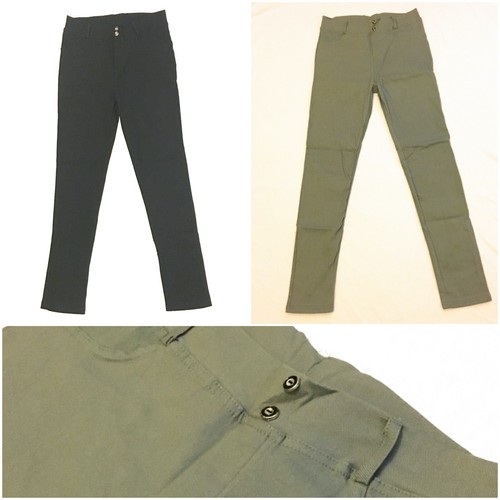 WOMENS FLEXIBLE STRETCHY SKINNY CAPRIS LEGGINGS- PENCIL SLIM FIT JEANS/TROUSERS - Picture 9 of 26