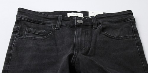 Mango Boy's Classic Mid-Rise Slim-Fit Denim Jeans MH7 Black Denim Size 12 NWT - Picture 2 of 4