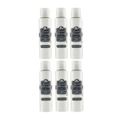 TESORI D´ORIENTE Muschio Bianco Deo 6x150ml DEODORANT SPRAY White Musk