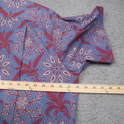 Polo Ralph Lauren Vintage Camp Shirt Mens Size XL Blue Red Floral Loop Collar - Picture 14 of 16