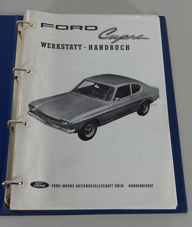 Manual De Taller Ford Capri I Desde 1968 Estado 1968 - Imagen 2 de 4