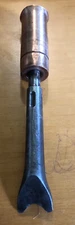 1=JAX=0 #44NX NAIL PULLER/ PRY BAR WELDING / BLACKSMITH METAL WORK TOOL VINTAGE