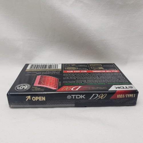 Cassette Tape TDK D60 High Output Slimline EcoCase Blank Audio New/Sealed - Picture 3 of 6