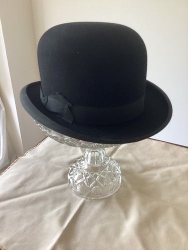 Made in England 🇬🇧 Vintage Dunn & Co Black Bowler Hat