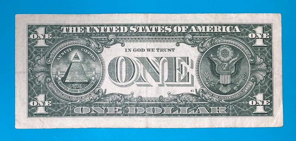 June 20, 1961 (G 06201961 D) BIRTHDAY Note $1 One Dollar Bill - Image 3 of 4