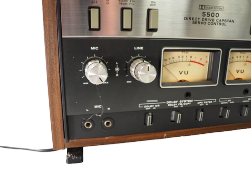 TEAC 5500 DOLBY Auto Reverse 4 Track Stereo Reel to Reel Stereo Deck w/EMP Reels - Picture 6 of 10