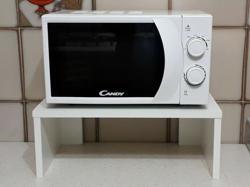 MOBILE RIALZO FORNO MICROONDE A MISURA PORTA TV MONITORE VCR DVD ALTRI  COLORI | eBay