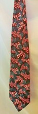 FUN neck tie American Flag patriotic VETERAN fireworks USA military