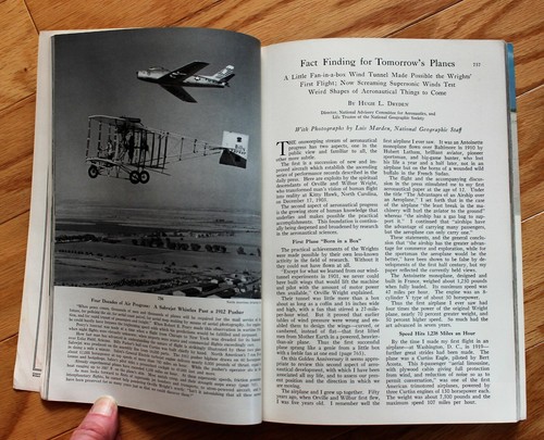 National Geographic diciembre de 1953; aviación; 50 años de vuelo; Jericó; Ontario - Imagen 5 de 9