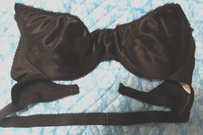 Vintage BackLess by Smoothie Black Bra Size 34C Style 175