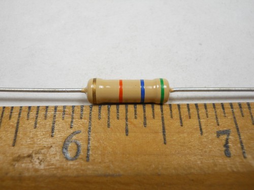 56K ohm 2 Watt 5% Resistor (NOS, New Old Stock)(QTY 10 ea)D56 - Picture 2 of 3