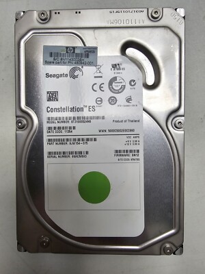Seagate Constellation ES 1.0TB Internal Desktop Hard Drive ST31000524NS Tested!!