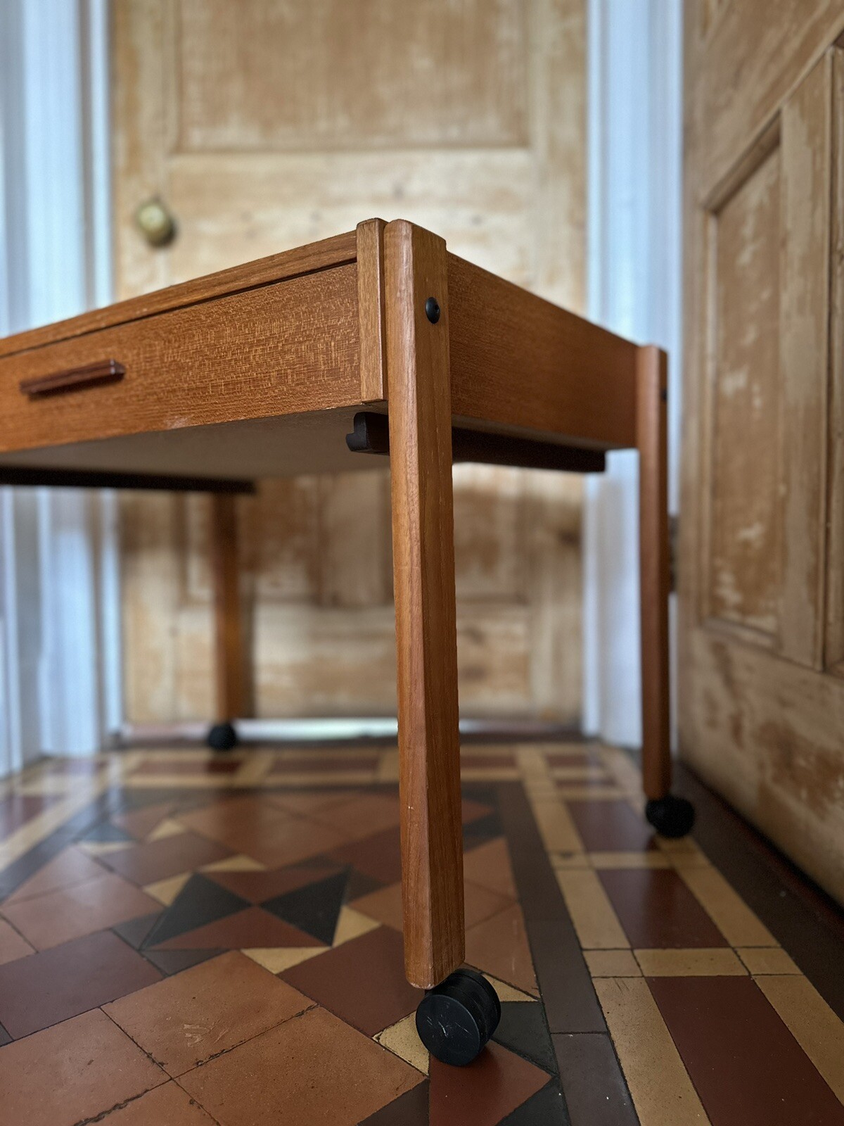 Vintage Mid Century Teak Bedside Table eBay