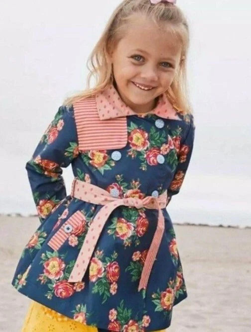 Matilda Jane Girl Sz 12 Brilliant Daydream Down Came Rain Jacket Floral Coat NWT - Image 2 of 4