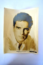 Vintage Tom Tryon Photograph 20Th Century Fox Player Printed In USA Collectibles
