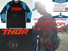 Marvin Musquin Supercross Motocross signed autographed Thor Jersey proof,Beckett