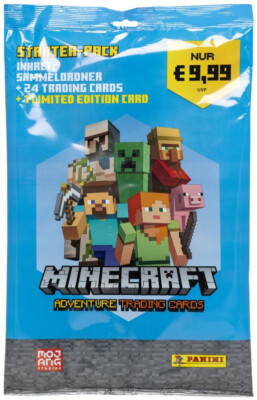Panini Minecraft Sammelkarten - Starter Pack