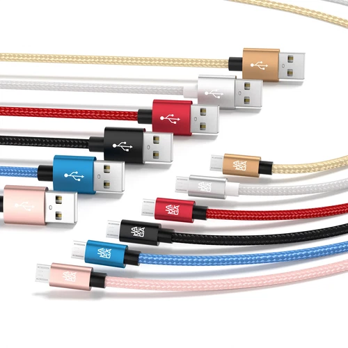 micro USB Daten- und Ladekabel für Handy Samsung Huawei HTC LG PS4 Controller 