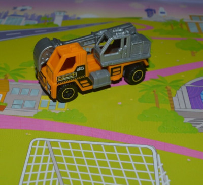 MATCHBOX 2025 MBX CONSTRUCTION VII - EXCLUSIVE MBXCAVATOR ORANGE AND GRAY LOOSE