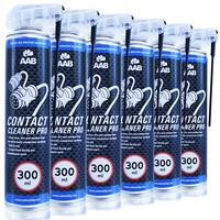 6X Aab Contact Cleaner Pro 300 Ml Kontaktspray Kontaktreniger Elektronikreiniger