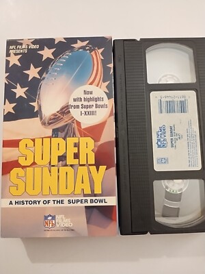 Super Sunday - A History of the Super Bowl (VHS) **Buy 2 Get 1 Free**