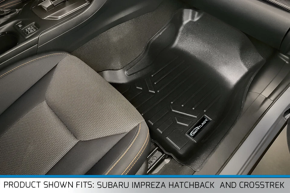 SMARTLINER Custom Fit Floor Mats 2 Row 2018-2023 Subaru Impreza Subaru Crosstrek Foto 3 de 4