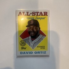 2023 Topps Series 2 David Ortiz  Anniversary Base All-Star Relic 88ASR Red Sox