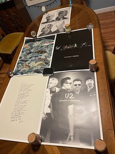 U2 2016 Innocence & Experience Posters - Set of 5 - Fan club only gift - U2ie