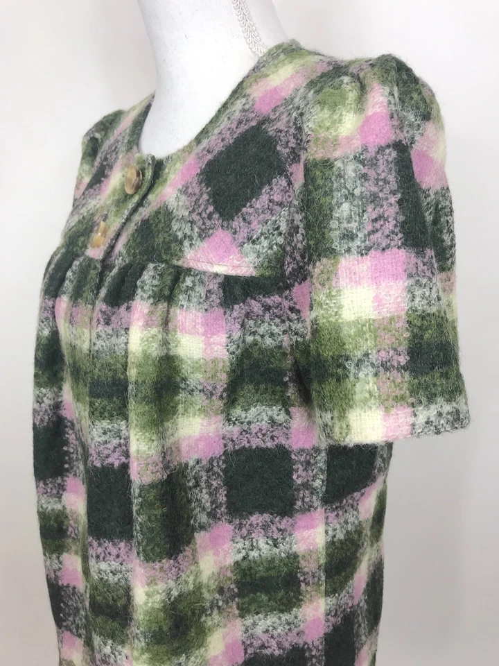 Blazer BADGLEY MISCHKA Mezcla de Lana de Alpaca y Mohair Multicolor a Cuadros S Foto 3 de 4