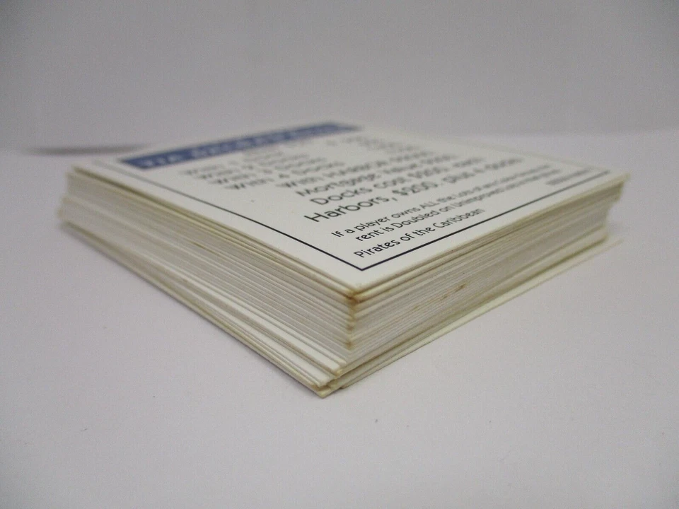 Monopoly Piratas Caribe Edición Coleccionista. Tarjetas brújula azteca DEEDS de repuesto Foto 2 de 4