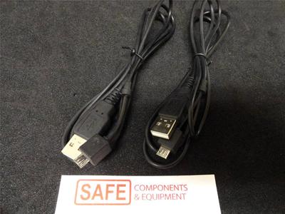 (2) 4' 2'' USB 2.0 A to Micro B Data Sync Charge Cable Cord (SHIPS from USA)  M15