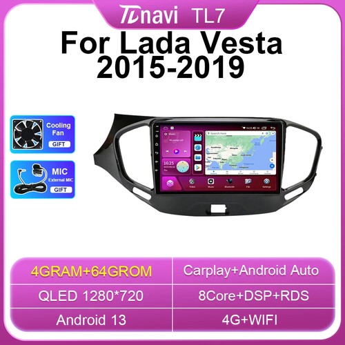 For LADA Vesta Cross Sport Android CarPlay Car Radio Player Stereo GPS Screen - Picture 28 of 32