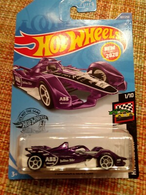 2020 Hot Wheels Formula E.  Gen 2 Car #107 Purple 