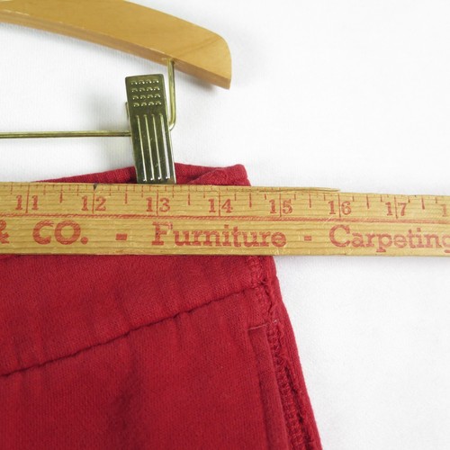 Abercrombie & Fitch Sweat Pants Kids XL Dark Red Spell Out Applique Thick Cotton - Picture 9 of 11