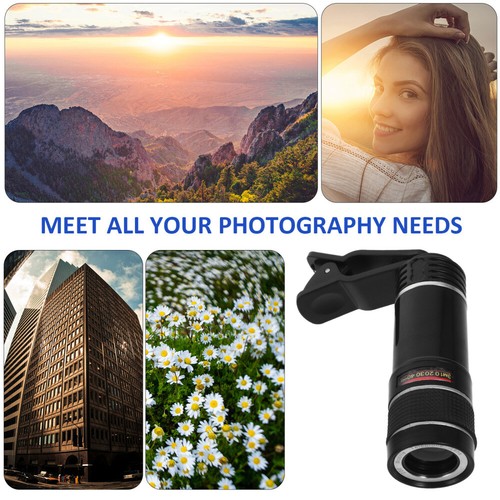 Wide Angle Lens Cellphone Telephone Camera Lens Kit 9 1 Cell Phone Video Lens - 第 9/12 張圖片