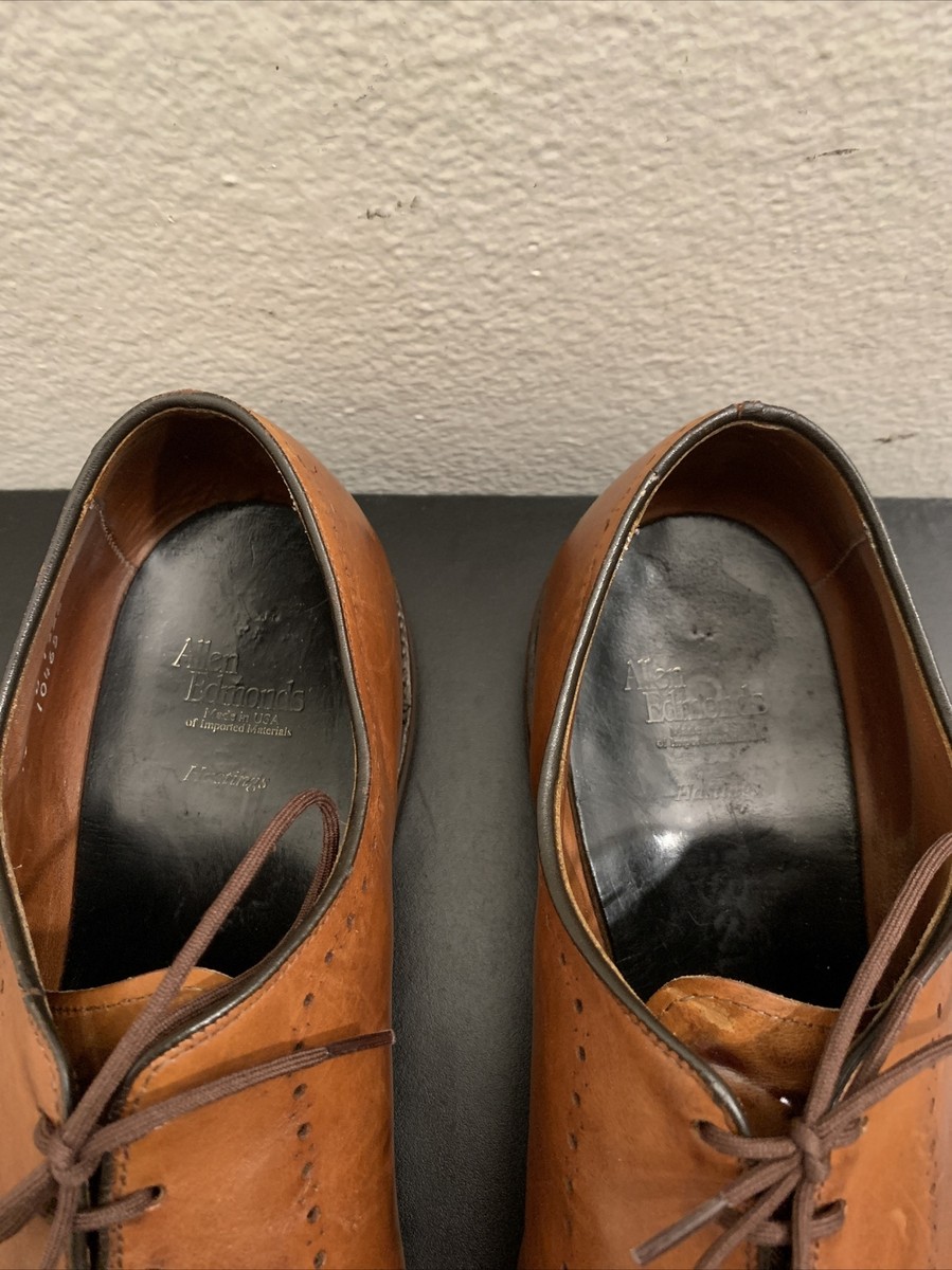Allen Edmonds Hastings Chili Brown 1255 Whole Cut Leather  display picture 2