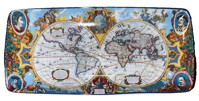 Nova Totius World Map 1630 Henricus Hondius &Jan Jansson Mottahedeh VISTA ALEGRE