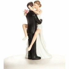 Estatuilla "Divertida Sexy" Boda Novia y Novio Pastel Topper