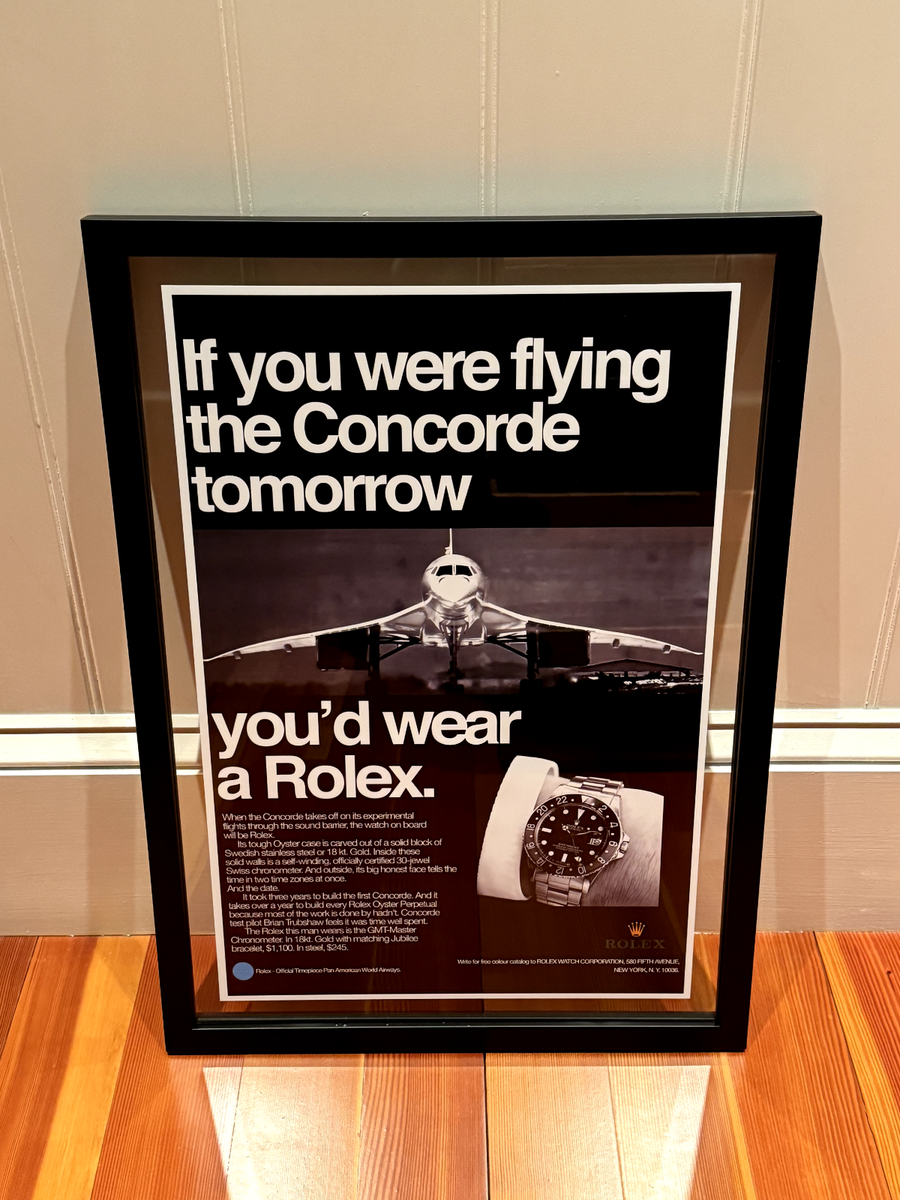 Enlarged Vintage Rolex GMT If you were flying the Concord Tomorrow