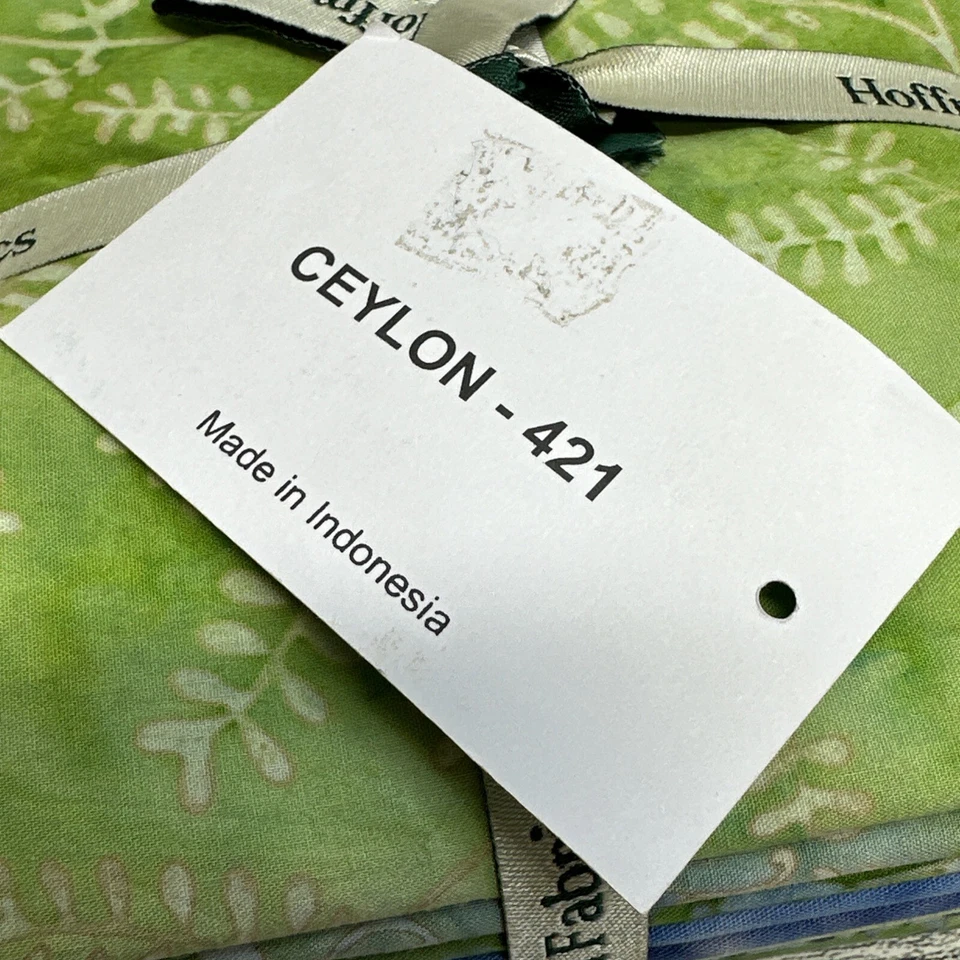 Hoffman Fabrics Bali Hand paints 100% Cotton Fat Quarter Bundle 14 Ceylon New - Image 4 of 4