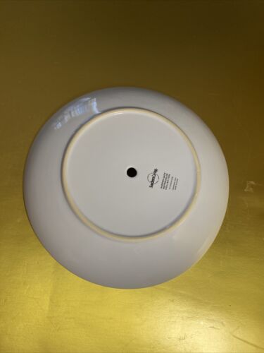 Southern Living Garden Gate Water Color White & Blue Stoneware 3 Tier CAKE STAND - Picture 3 of 10