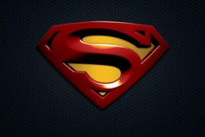 Superman Man of Steel Symbol Art Wall Indoor Room Outdoor Poster - POSTER 20x30
